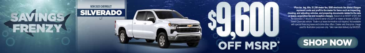 2025 Chevrolet Silverado - $9,600 off MSRP - Shop Now
