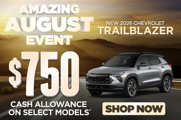 New 2026 Chevrolet Trailblazer 
