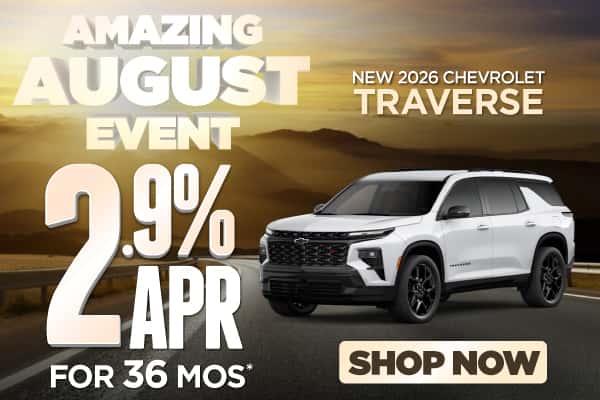 New 2026 Chevrolet Traverse 
