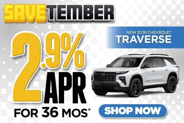 New 2026 Chevrolet Traverse 