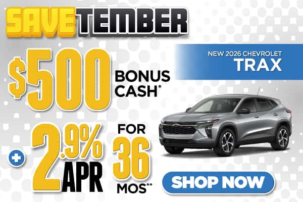 New 2026 Chevrolet Trax 
