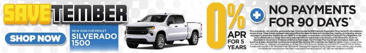 New 2026 Chevrolet Silverado 1500 