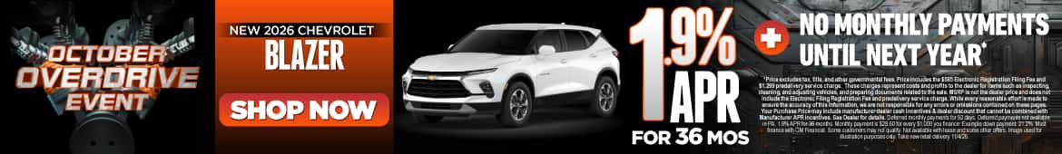 New 2026 Chevrolet Blazer 