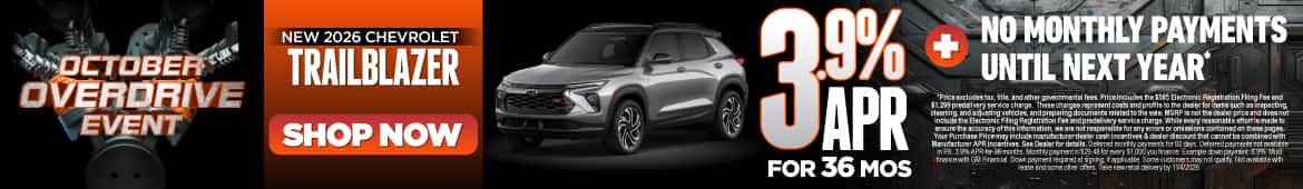 New 2026 Chevrolet Trailblazer 