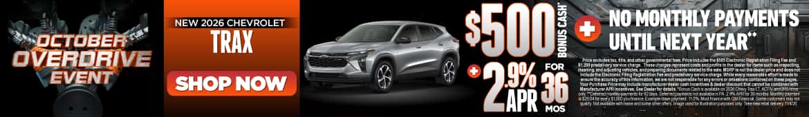 New 2026 Chevrolet Trax 
