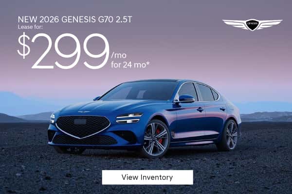 New 2026 Genesis G70 2.5T 