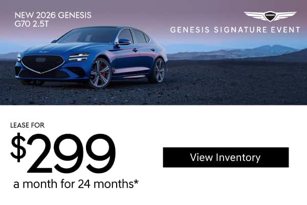 New 2026 Genesis G70 2.5T 