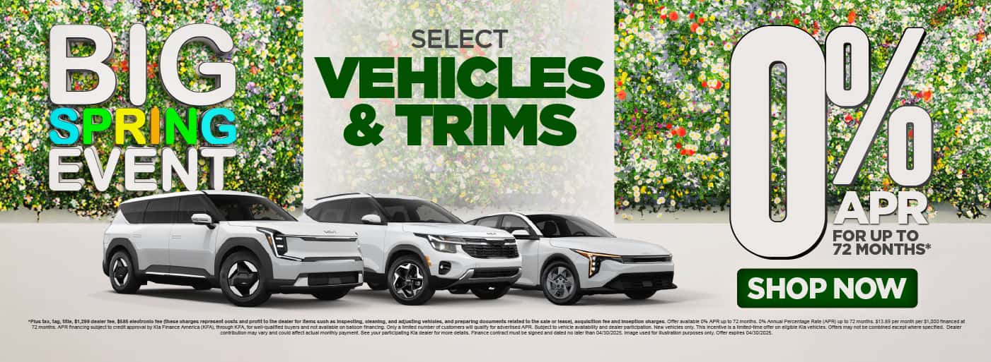On Select Vehicles and Trims 0% APR for up to 72 Months*