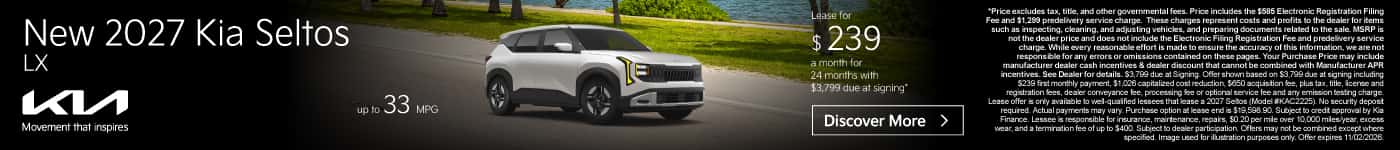 New 2027 Kia Seltos LX 