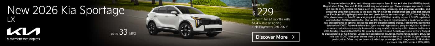 New 2026 Kia Sportage LX 