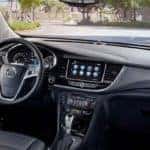 2019 Buick Encore interior cockpit with sunny view