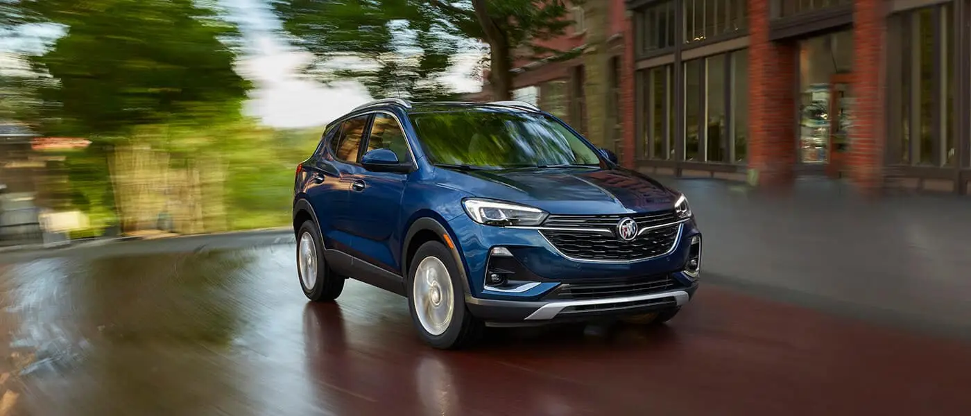 New Buick Encore GX driving exterior view