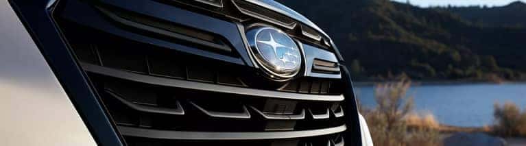 Close up on a Subaru grill