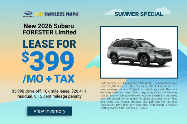 New 2026 Subaru FORESTER Limited
