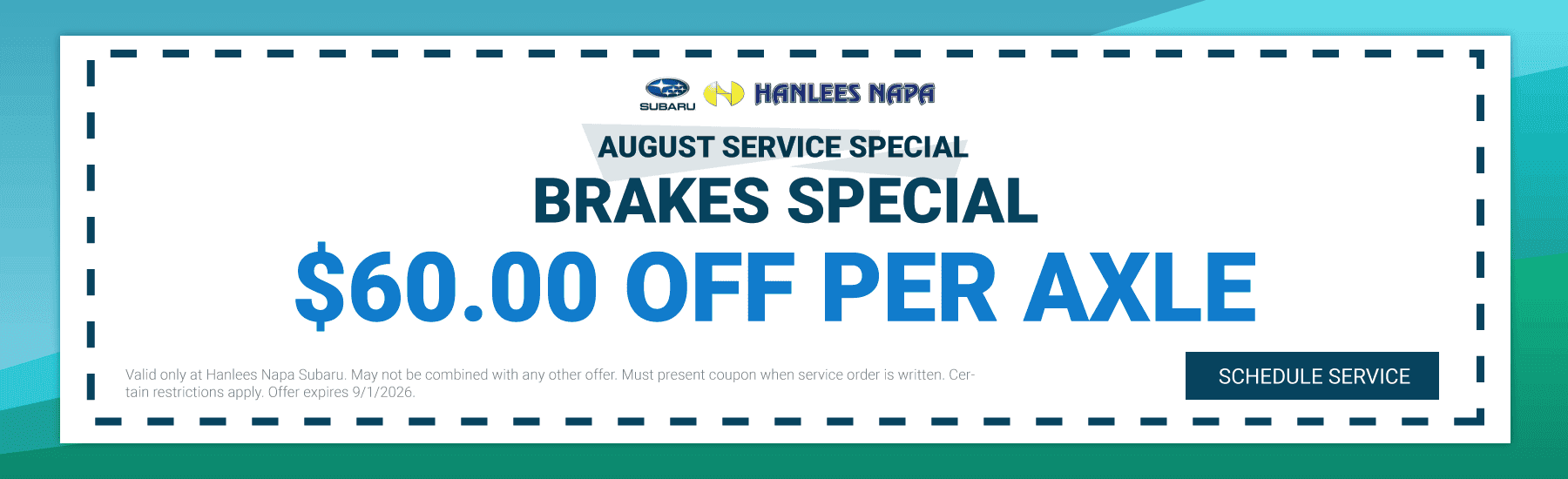 Brakes Special
