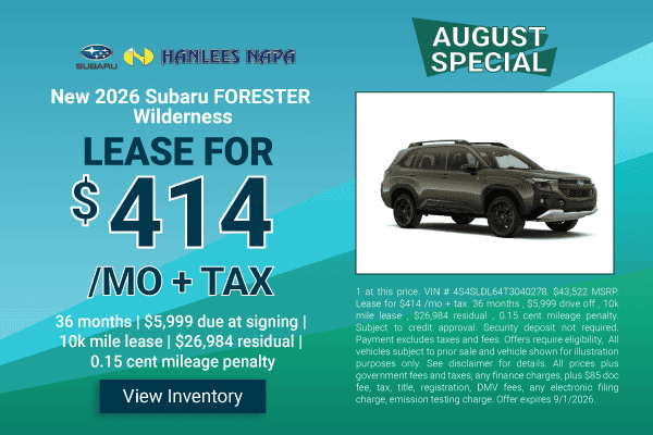 New 2026 Subaru FORESTER Wilderness