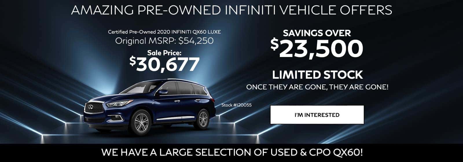 Pre-Owned QX60 Special