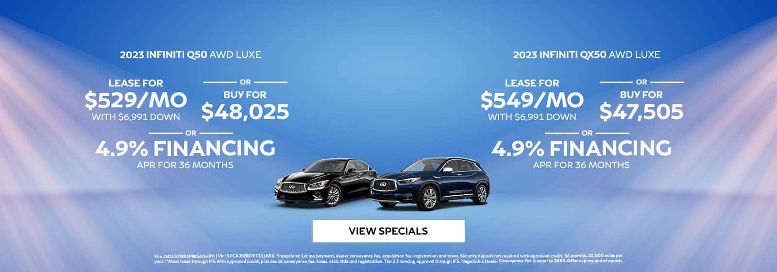 INFINITI Specials
