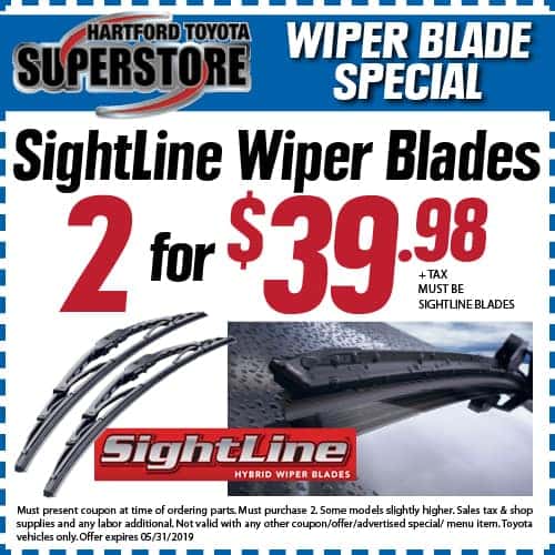 Wiper blade coupon