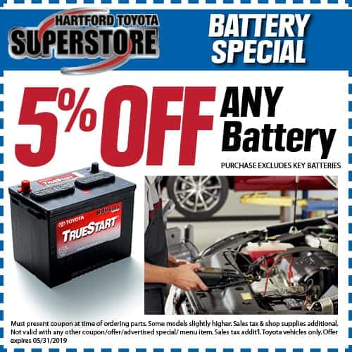 Battery special coupon