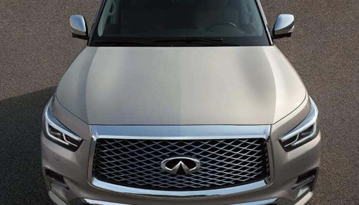 The sleek exterior of the 2019 INFINITI QX80