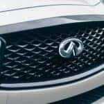 Close up of INFINITI Grill