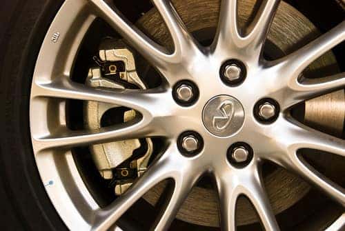 Image of INFINITI wheel and tire