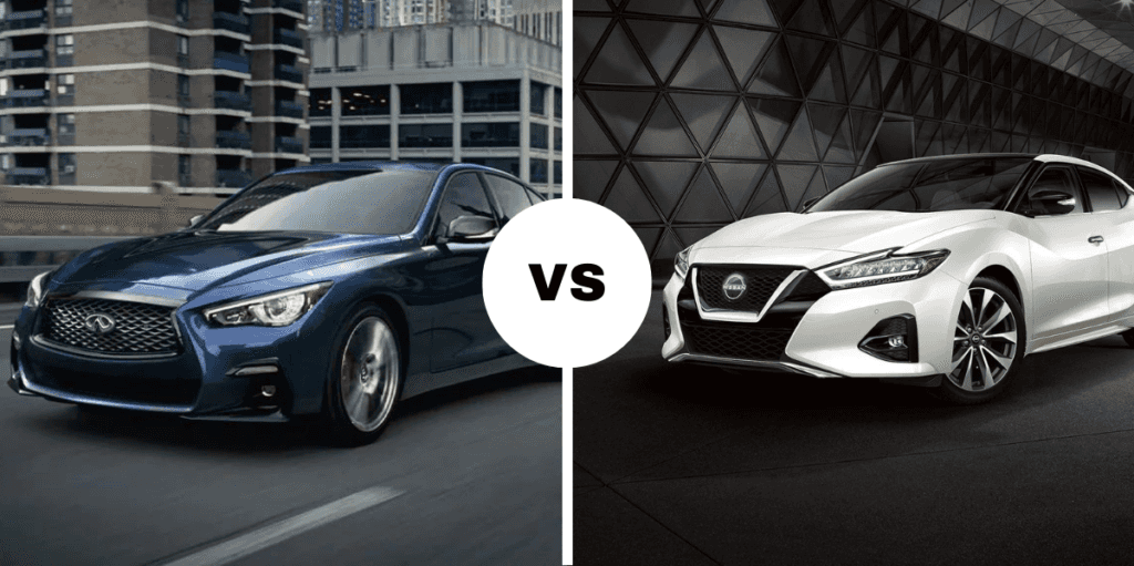 Nissan Maxima Vs. INFINITI Q50 HerrinGear INFINITI