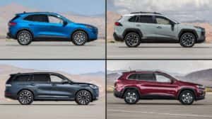 Multiple preowned full-size SUVs for sale at Herrin-Gear INFINITI in Jackson, MS
