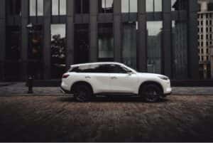 Pre-owned INFINITI QX60 luxury SUV available at Herrin-Gear INFINITI in Jackson, Mississippi