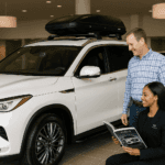 INFINITI vehicle customized with Genuine INFINITI OEM accessories at Herrin-Gear INFINITI in Jackson Mississippi