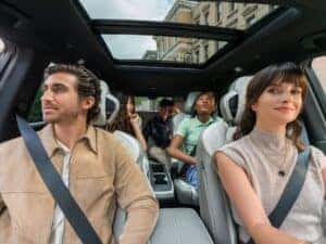 Customer test driving INFINITI QX60 at Herrin-Gear INFINITI in Jackson Mississippi