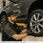 Tire rotation service for INFINITI SUV at Herrin-Gear INFINITI Jackson MS