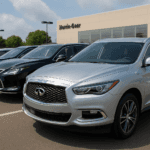 Multiple pre-owned SUVs including INFINITI and Lexus models at Herrin-Gear INFINITI in Jackson Mississippi