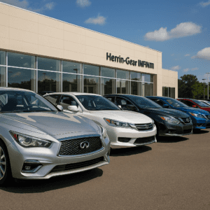 Wide selection of preowned cars for sale at Herrin-Gear INFINITI in Jackson Mississippi