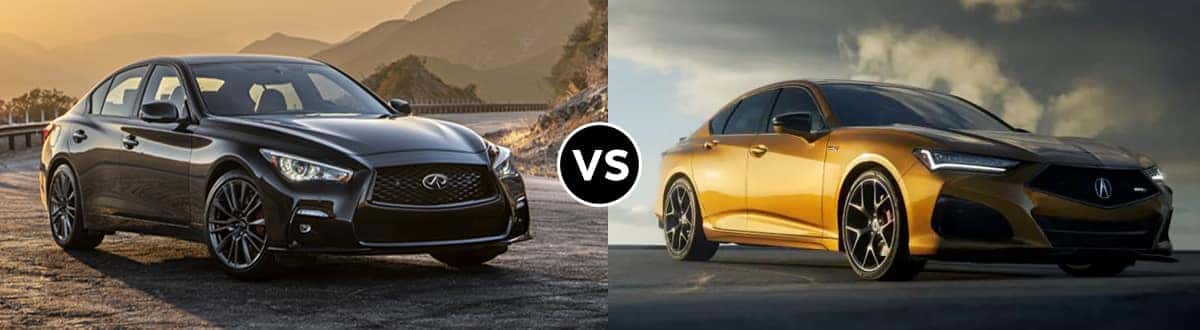 2023 INFINITI Q50 vs 2023 Acura TLX