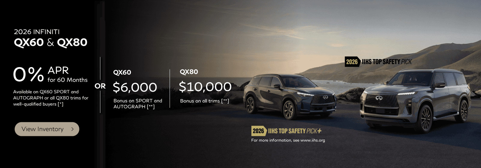 SD 2026 QX60 and QX80 Jul