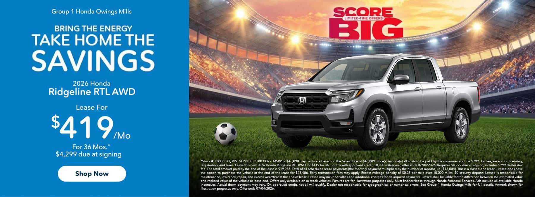Ridgeline RTL