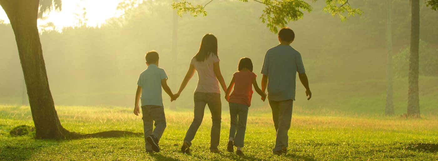family outdoor quality time