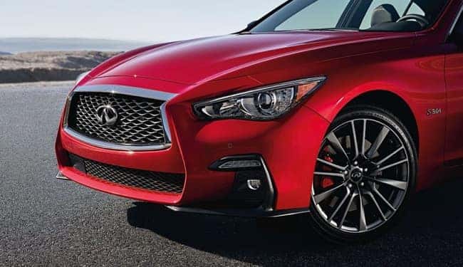 The 2019 INFINITI Q50 has a sleek exterior design
