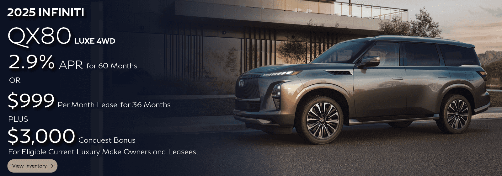 SD 2025 QX80 Luxe 4WD