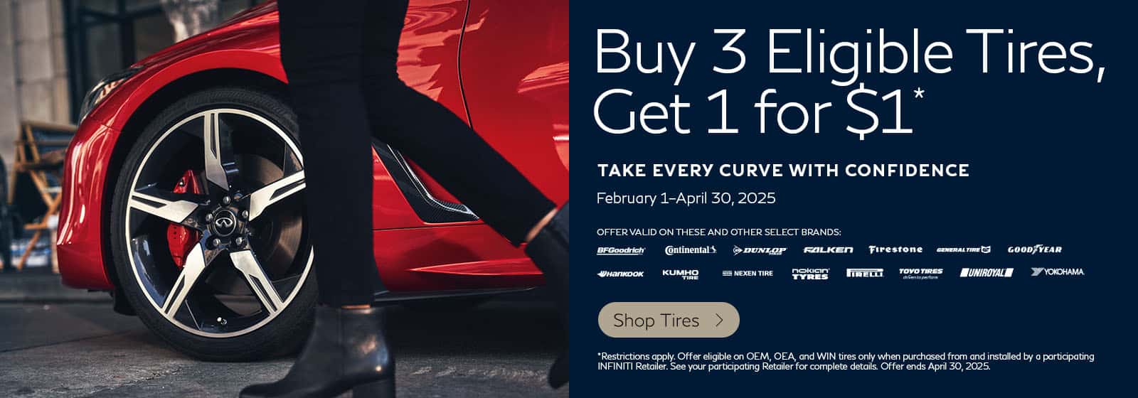 SD INFINITI Tire Offer