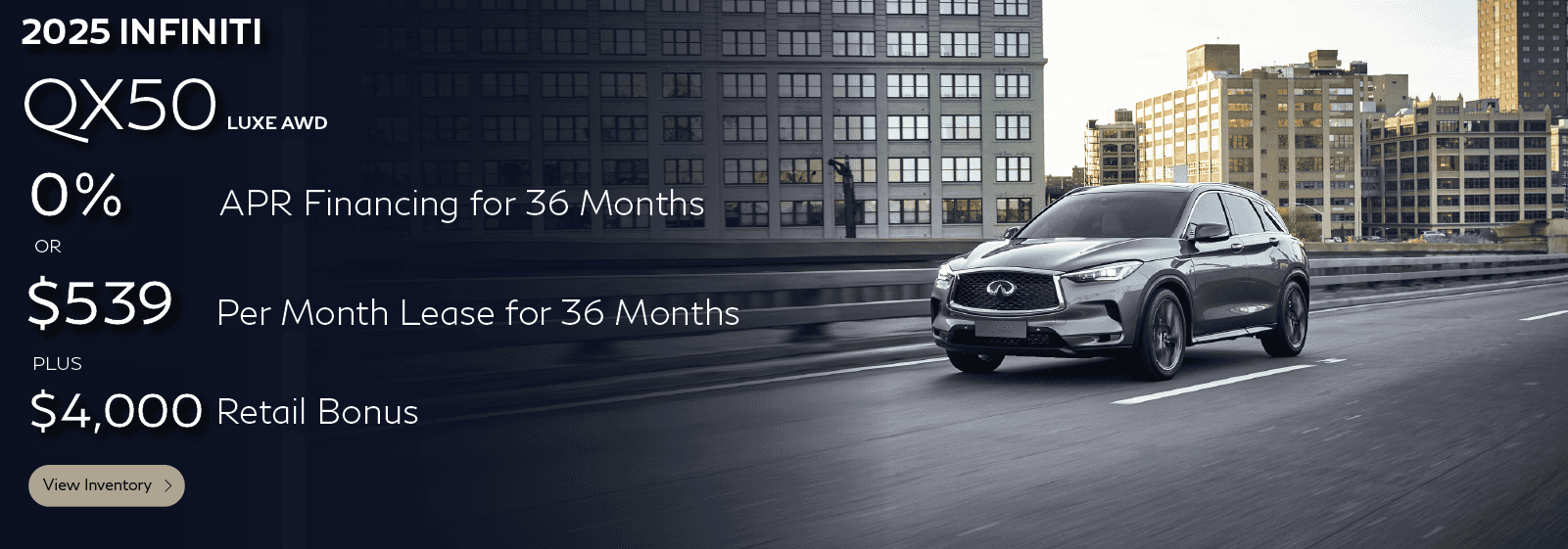 SD 2025 QX50 LUXE AWD