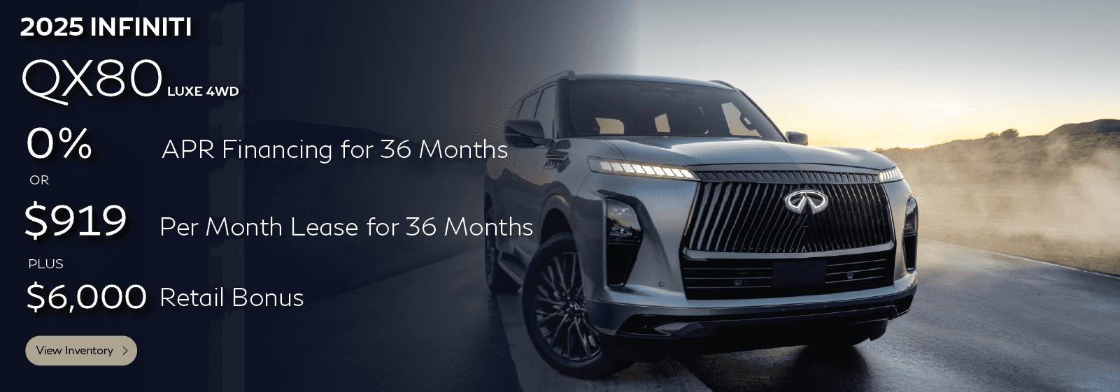 SD 2025 QX80 Luxe 4WD