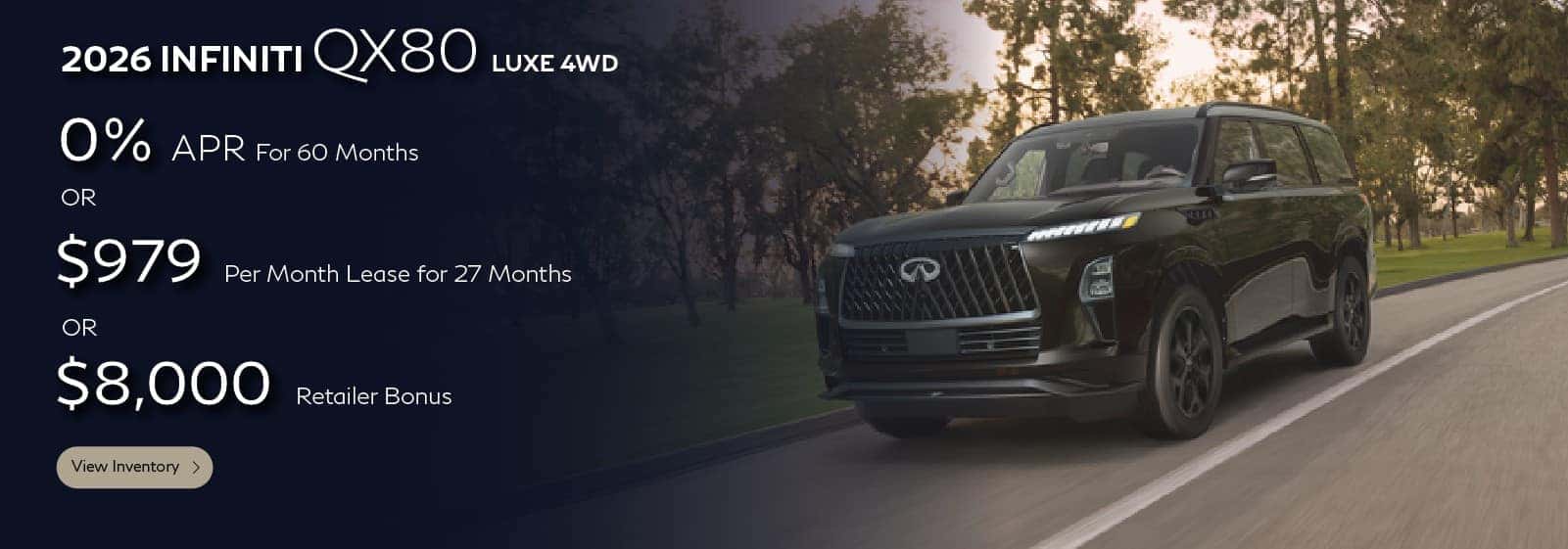 SD 2026 QX80 LUXE 4WD