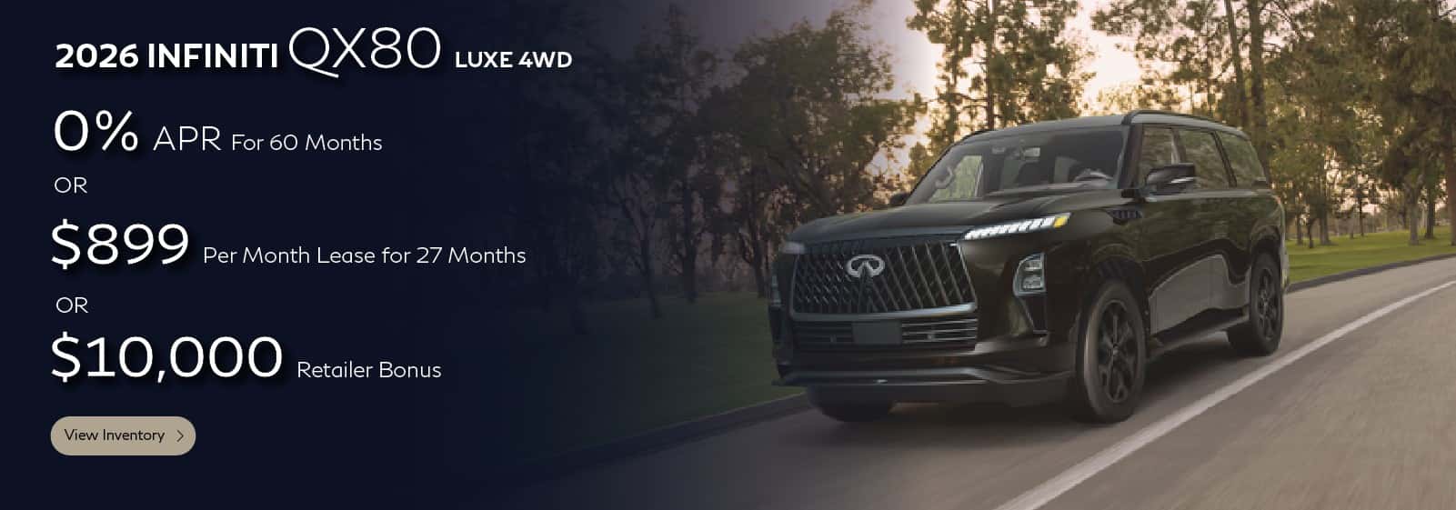 SD 2026 QX80 Luxe 4WD