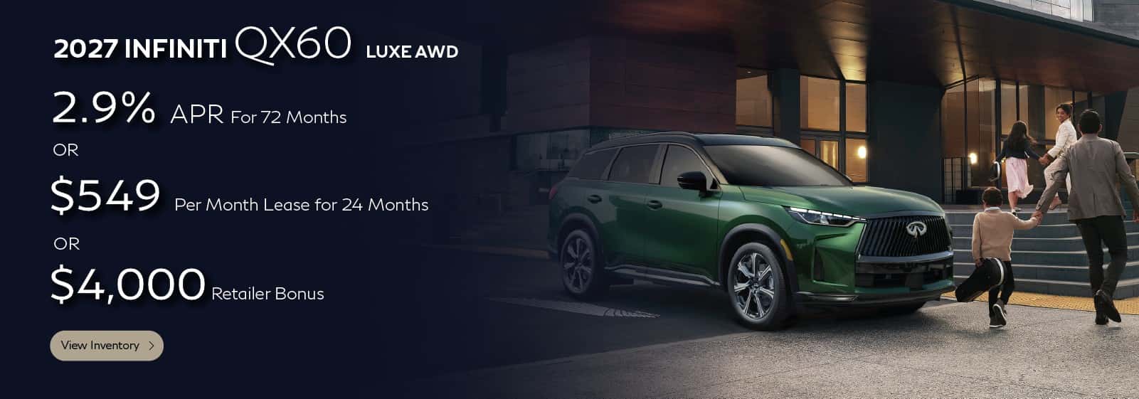 SD 2027 QX60 Luxe