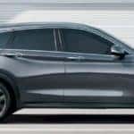 Charcoal 2019 INFINITI QX50 in profile