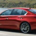 2019 INFINITI Q50 driving down highway