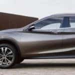 2019 INFINITI QX30 parked in driveway